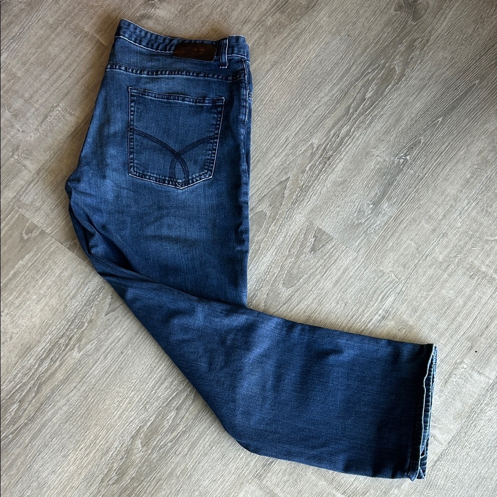 Calvin Klein Jeans Deep Blue Denim Straight Cut